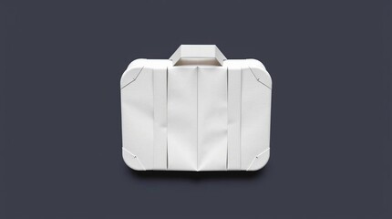 White Suitcase Minimalist.