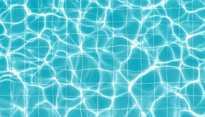 Seamless Cyan Water Texture with Soft Blur