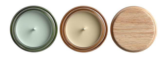 Stylish Candles in Minimalistic Containers for Home Decor