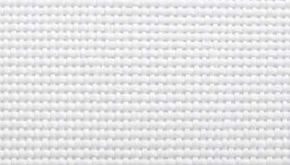 White Ivory Fabric Texture: Macro Detail of Raw Canvas Weave