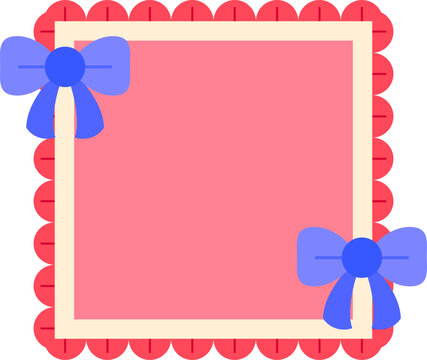 pink decorative scrapbook element