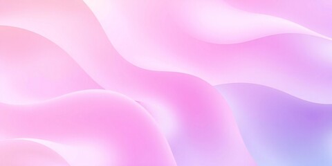 Obraz premium Soft pastel gradient waves with gentle light and shadow