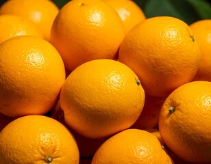 Close-up of a pile of oranges
