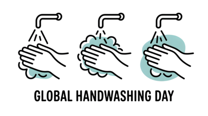 Global handwashing day promotes essential hygiene practices for a healthier world promoting safety and wellness