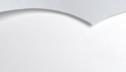 White Torn Paper Texture with Curled Corner