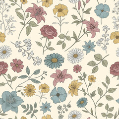 seamless floral background