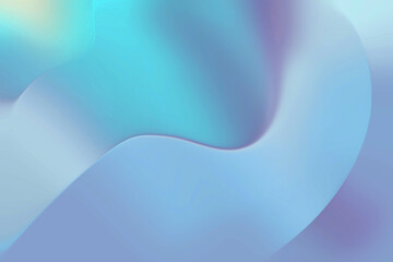 Abstract futurism hues blue shiny gradient with dynamic waves background.