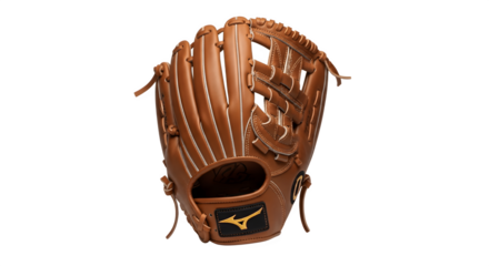 Professional baseball glove crafted from premium leather for optimal performance and durability.