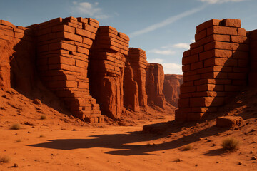 Red Canyon Walls