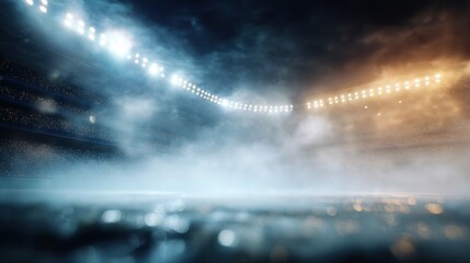 Arena foggy lighting