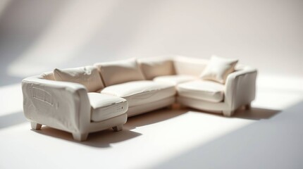 Miniature Sectional Sofa.