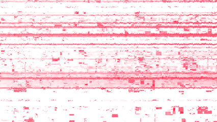 Neon Nightlife Tech Lines with Broken Digital Effect and Scan Lines. Techno glitch style backdrop. Glitched banner with TV noise, poster design template in futurism style. Data noise texture.