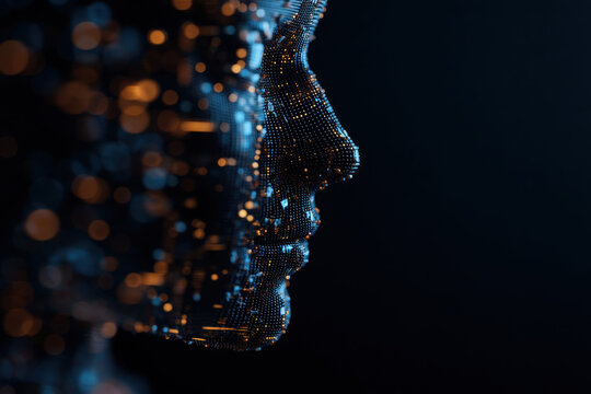 Digital transformation and automation strategies for revenue model enhancement technology sector visual art futuristic environment side view