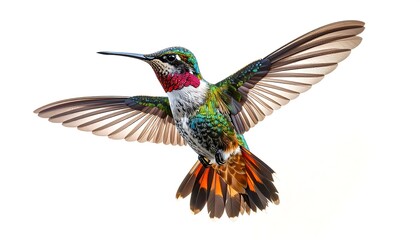 Obraz premium Hummingbird flight details