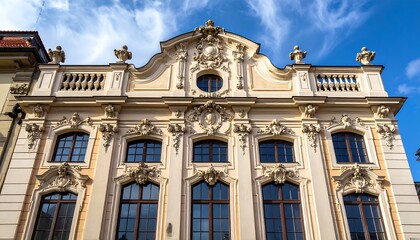 Fototapeta premium Ornate Facade of Historic Building
