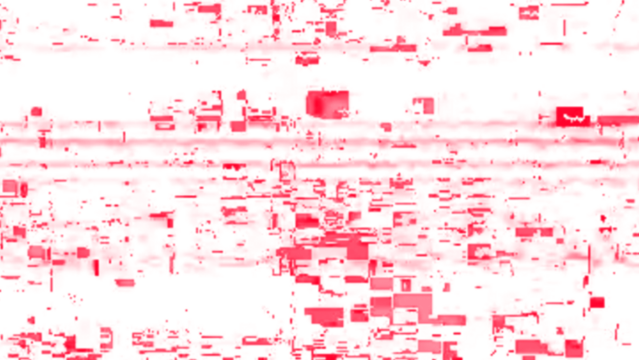 Techno Glitch Poster Template with Horizontal Distortion and Neon Elements. Techno glitch style backdrop. Glitched banner with TV noise, Glitch camera effect. TV scan line monitor. Data noise texture.