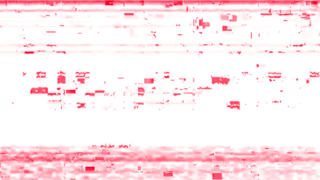 Techno Glitch Poster Template with Horizontal Distortion and Neon Elements. Techno glitch style backdrop. Glitched banner with TV noise, Glitch camera effect. TV scan line monitor. Data noise texture.