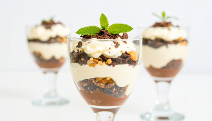 Decadent Chocolate and Cream Layered Dessert