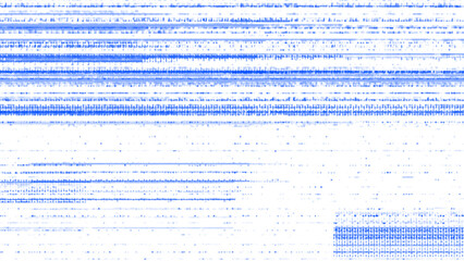 Modern Futurism Design with Broken Video Image and Transparent BG. Techno glitch style backdrop. Glitched banner with TV noise, Glitch camera effect. TV scan line monitor. Data noise texture.