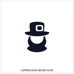 Leprechaun Beard Icon