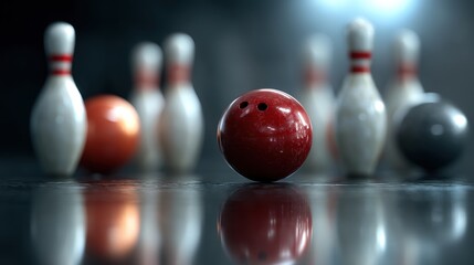 Bowling game ball