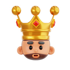King 3D Icon