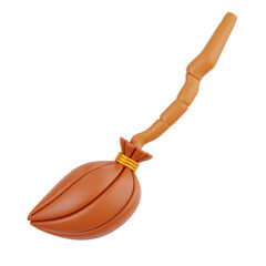 Magic Broom 3D Icon