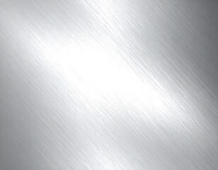 Polished metal surface with diagonal brushed highlights