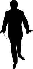 Music Conductor Silhouettes
