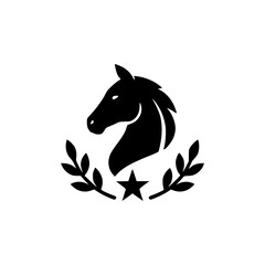 horse champion competition logo vector illustration template design