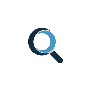 Search Logo Design &ndash; Magnifying Glass Icon for Business, Technology, and Web Services