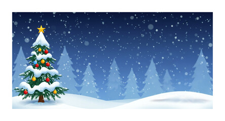 christmas tree and snowman