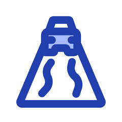 slippery road 