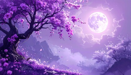 abstract purple background