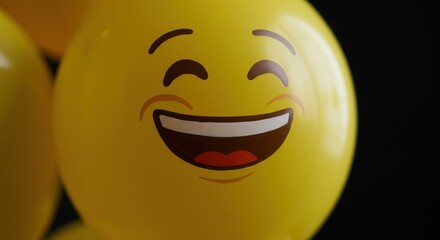 smiley face with a smile