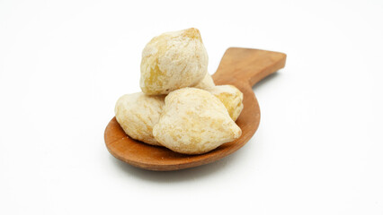 Pile of Raw Candlenuts: Essential Spice for Indonesian Dishes