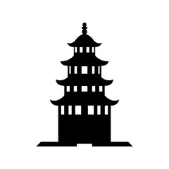 Naklejka premium Large shrine pagoda