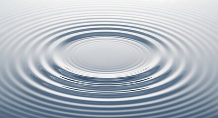 Concentric water ripples expanding outwards, creating mesmerizing patterns