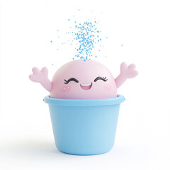 an adorable character cute kawaii style
