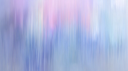Obraz premium Soft glass ripple gradient in icy pale blue and lavender hues. Delicate reeded texture with frosted distortion effect and minimal vertical blur. Glass texture, vector illustration Stock Vector