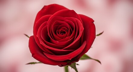 Red rose close up