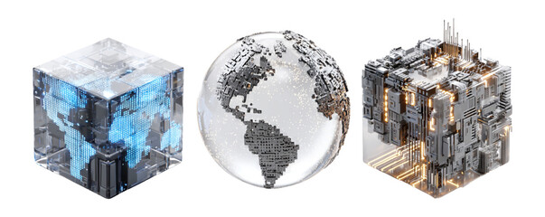 Digital Representation of Global Connectivity and Technology Concepts