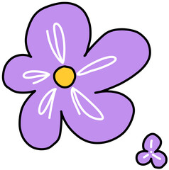 flower, blossom, bloom, purple, line art, illustration, minimal, trendy, modern, stylish, elegant, decorative, floral, aesthetic, creative, artistic, symbolic, abstract, contemporary, unique, bold, po
