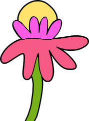 flower, bloom, blossom, pink, floral, nature, garden, spring, summer, cheerful, fresh, botanical, organic, colorful, aesthetic, bright, vibrant, stylish, minimal, modern, pop art, decorative, design, 