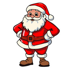 Santa Claus drawing, vector, wallpaper, background