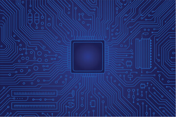 Abstract vector design of electronic motherboard texture, highlighting circuit board patterns, symbolizing futuristic technology, engineering excellence, innovation, and advanced communication systems