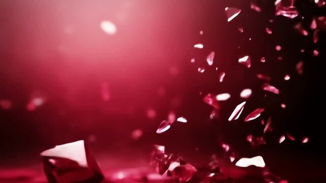 Broken glass abstract background