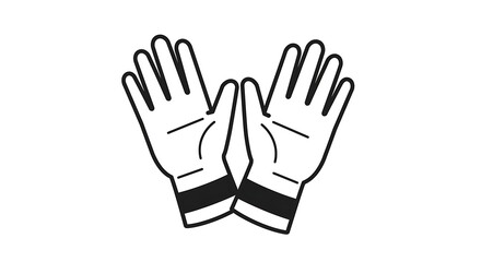 Pair of work gloves