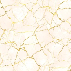 Delicate, light pink marble pattern with gold cracks