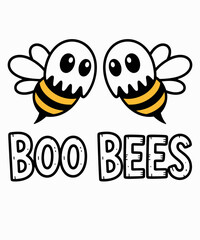 Boo Bees Ghosts Boobees Funny Halloween